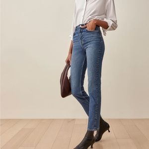 Reformation - high rise straight jeans - 23